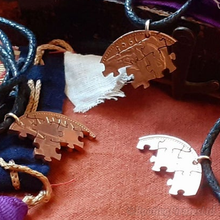 Load image into Gallery viewer, Three Piece Puzzle Friendship Pendants