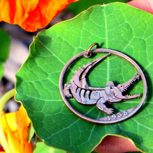 Load image into Gallery viewer, Crocodile Hand, Cut Coin.