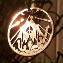 Load image into Gallery viewer, Glastonbury Pyramid Stage, Hand Cut Coin.