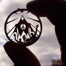 Load image into Gallery viewer, Glastonbury Pyramid Stage, Hand Cut Coin.