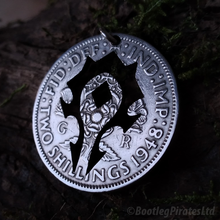 Load image into Gallery viewer, World of Warcraft. Horde, Hand Cut Coin.