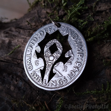 Load image into Gallery viewer, World of Warcraft. Horde, Hand Cut Coin.