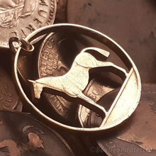 Load image into Gallery viewer, Horse, Hand Cut Coin.