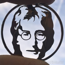 Load image into Gallery viewer, John Lennon - The Beatles - Hand Cut Coin.
