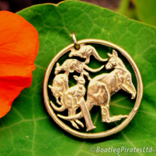 Load image into Gallery viewer, Kangaroo, Hand Cut Coin.