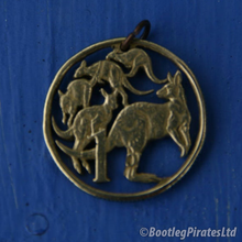 Load image into Gallery viewer, Kangaroo, Hand Cut Coin.