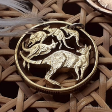 Load image into Gallery viewer, Kangaroo, Hand Cut Coin.