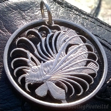 Load image into Gallery viewer, Lionfish, Hand Cut Coin.