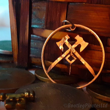 Load image into Gallery viewer, New World, Hard Cut Coin.