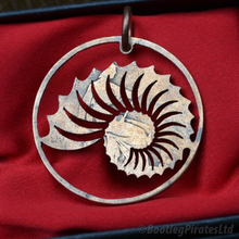 Load image into Gallery viewer, Nautilus, Hand Cut Coin.