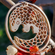 Load image into Gallery viewer, Pangolin, Hand Cut Coin.