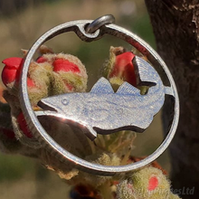 Load image into Gallery viewer, Icelandic Salmon, Hand Cut Coin.