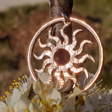 Load image into Gallery viewer, Sun, Hand Cut Coin.