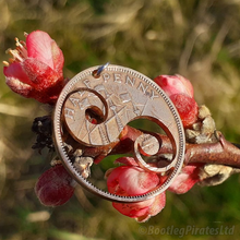 Load image into Gallery viewer, Ying Yang, Hand Cut Coin.