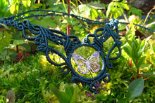 Load image into Gallery viewer, Butterfly Handcut Coin Design Forest Fairy Adjustable Macrame Necklace/Tiara