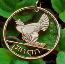 Load image into Gallery viewer, Hen, Hand Cut Coin.