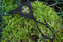 Load image into Gallery viewer, Handmade Handcut Coin Celtic Knot Design Macrame Slave Bracelet
