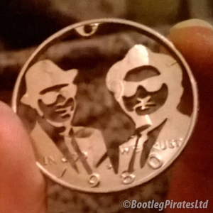 Blues Brothers, Hand Cut Coin.