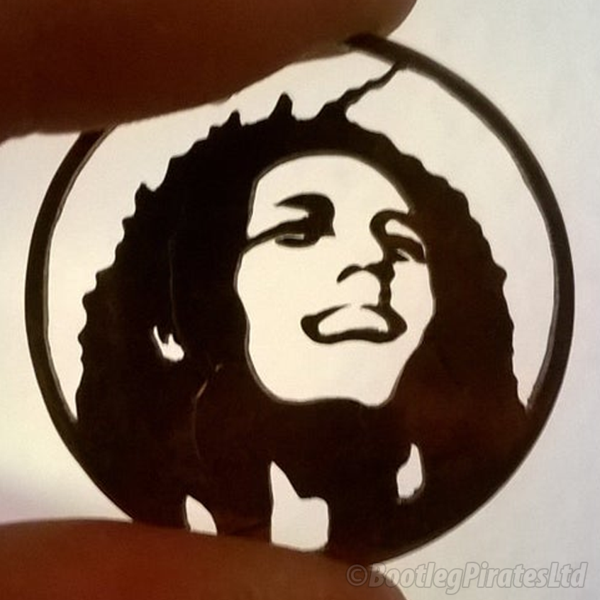 Bob Marley, Hand Cut Coin.