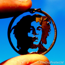 Load image into Gallery viewer, Bob Marley, Hand Cut Coin.

