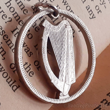 Load image into Gallery viewer, The Irish Harp, Hand Cut Coin.
