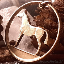 Load image into Gallery viewer, Horse, Hand Cut Coin.
