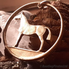 Load image into Gallery viewer, Horse, Hand Cut Coin.
