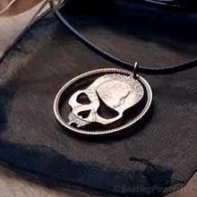 Load image into Gallery viewer, Pirate Skull, Hand Cut Coin.

