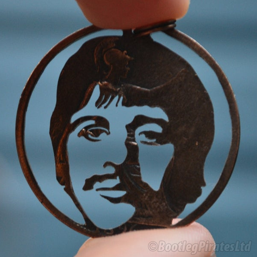 Ringo Starr - The Beatles - Hand Cut Coin.
