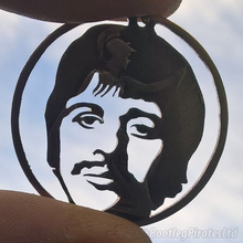 Load image into Gallery viewer, Ringo Starr - The Beatles - Hand Cut Coin.
