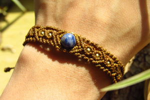 Boho Stone Bead Macrame Bracelets