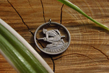 Load image into Gallery viewer, New Zealand Shilling, Hand Cut Coin
